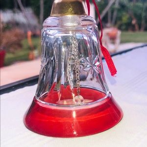 Cut Chrystal Christmas bell